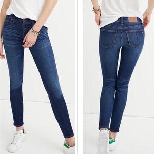 Madewell Jeans 8” Skinny Riverdale Wash 26